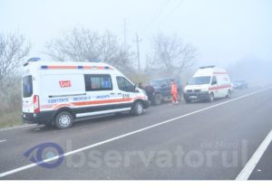(FOTO) Accident grav la Soroca. A fost nevoie de descarcerare, după ce un microbuz a intrat în coliziune cu un camion-betonieră