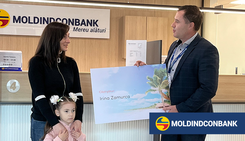 Moldindconbank și Mastercard au trimis în Tenerife o nouă câștigătoare: „Merg la mare pentru prima dată în viață”