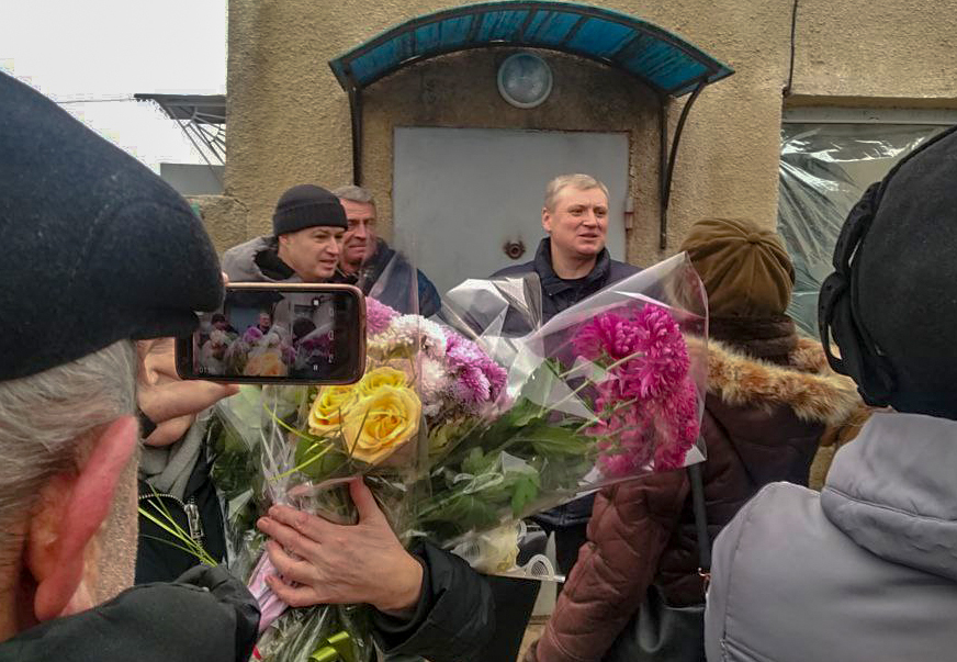 FOTO Liderul Partidului Comunist transnistrean aflat în opoziție, Oleg Horjan, a fost eliberat din închisoare