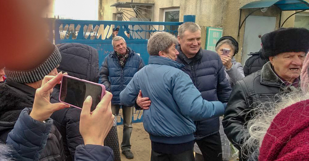 (ФОТО) Приднестровского оппозиционера Олега Хоржана освободили из тюрьмы