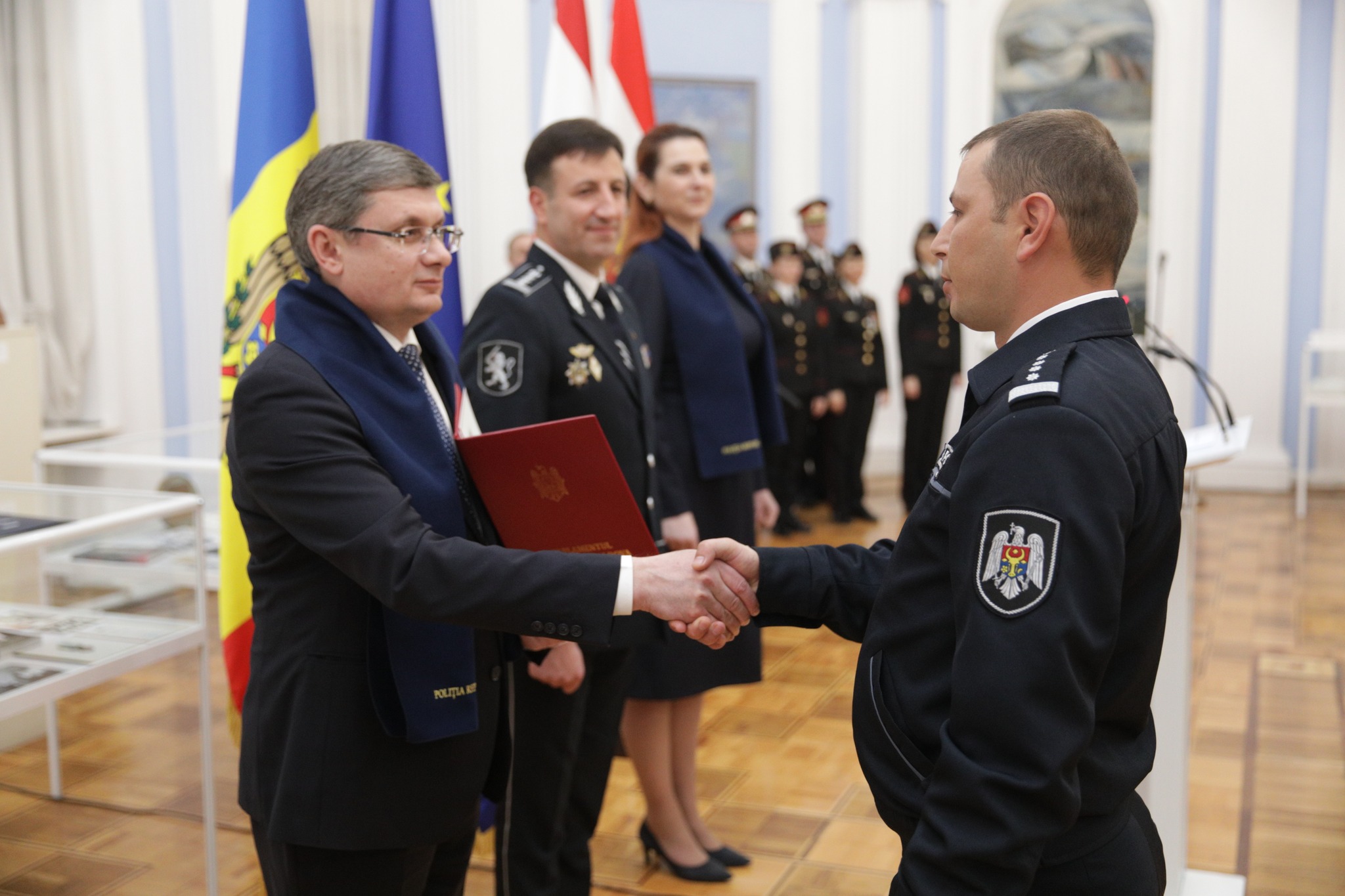 FOTO Poliția Națională, la 32 de ani de activitate. Igor Grosu a oferit diplome de onoare