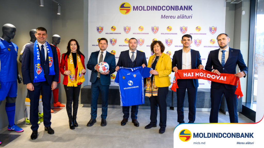 Moldindconbank подписал Соглашение о партнерстве с Молдавской Федерацией футбола