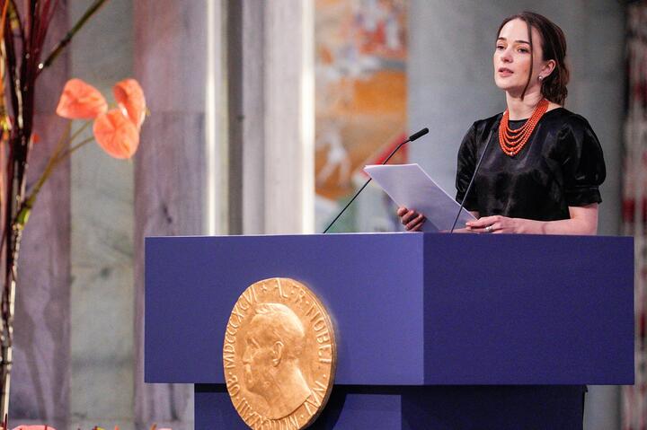 В Осло вручили Нобелевскую премию мира правозащитникам из Украины, России и Беларуси