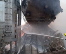 Trans-Oil рассказал о причинах пожара в элеваторе в Джурджулештском порту