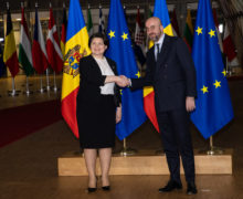 (FOTO) Gavrilița i-a povestit președintelui Consiliului European despre atacurile cibernetice din Moldova: „Ne confruntăm cu elementele unui război hibrid”
