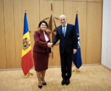 (FOTO) Natalia Gavrilița și Mircea Geoană au discutat despre aprofundarea parteneriatului NATO-Republica Moldova