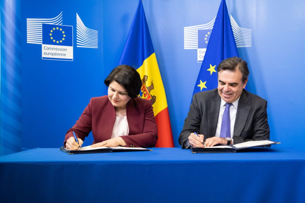 Vești bune de la Bruxelles. Natalia Gavrilița a semnat trei acorduri cu Uniunea Europeană în domenii strategice