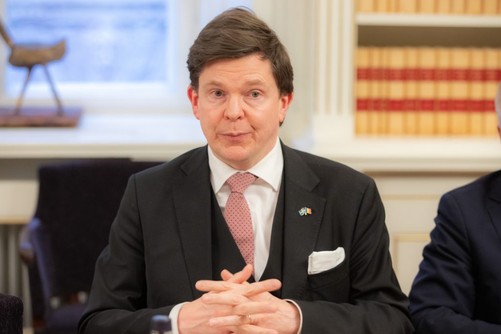 Igor Grosu a discutat cu omologul său și prim-ministrul suedez despre intensificarea cooperării economice și comerciale