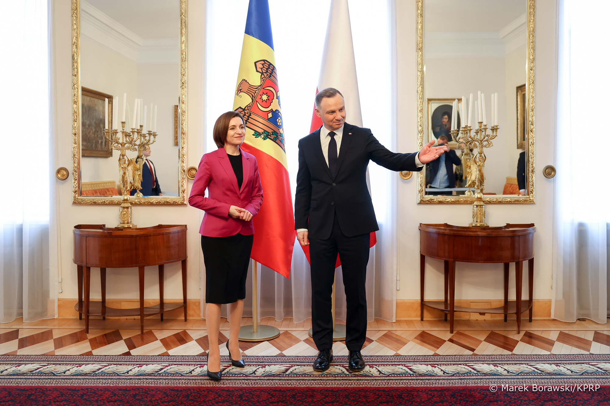 FOTO Maia Sandu, discuție cu președintele Poloniei despre consecințele războiului din Ucraina