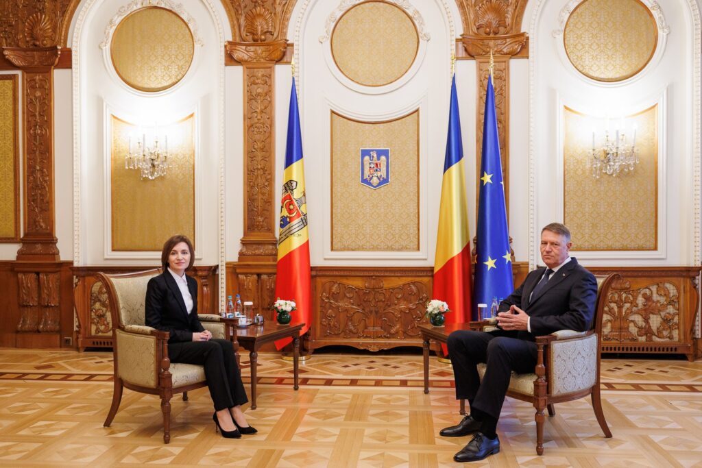 (VIDEO) Klaus Iohannis, către Maia Sandu: „România va sprijini respectarea suveranității și integrității teritoriale a Moldovei”
