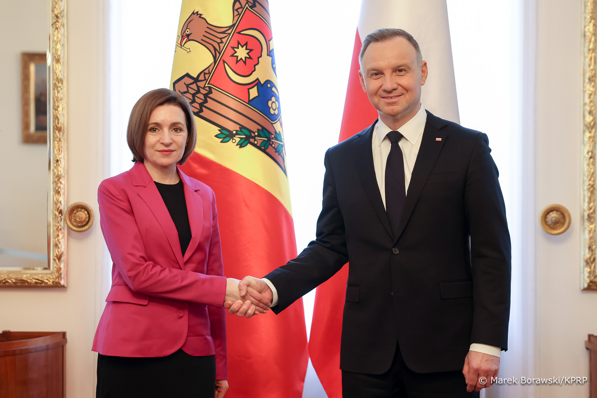 FOTO Maia Sandu, discuție cu președintele Poloniei despre consecințele războiului din Ucraina