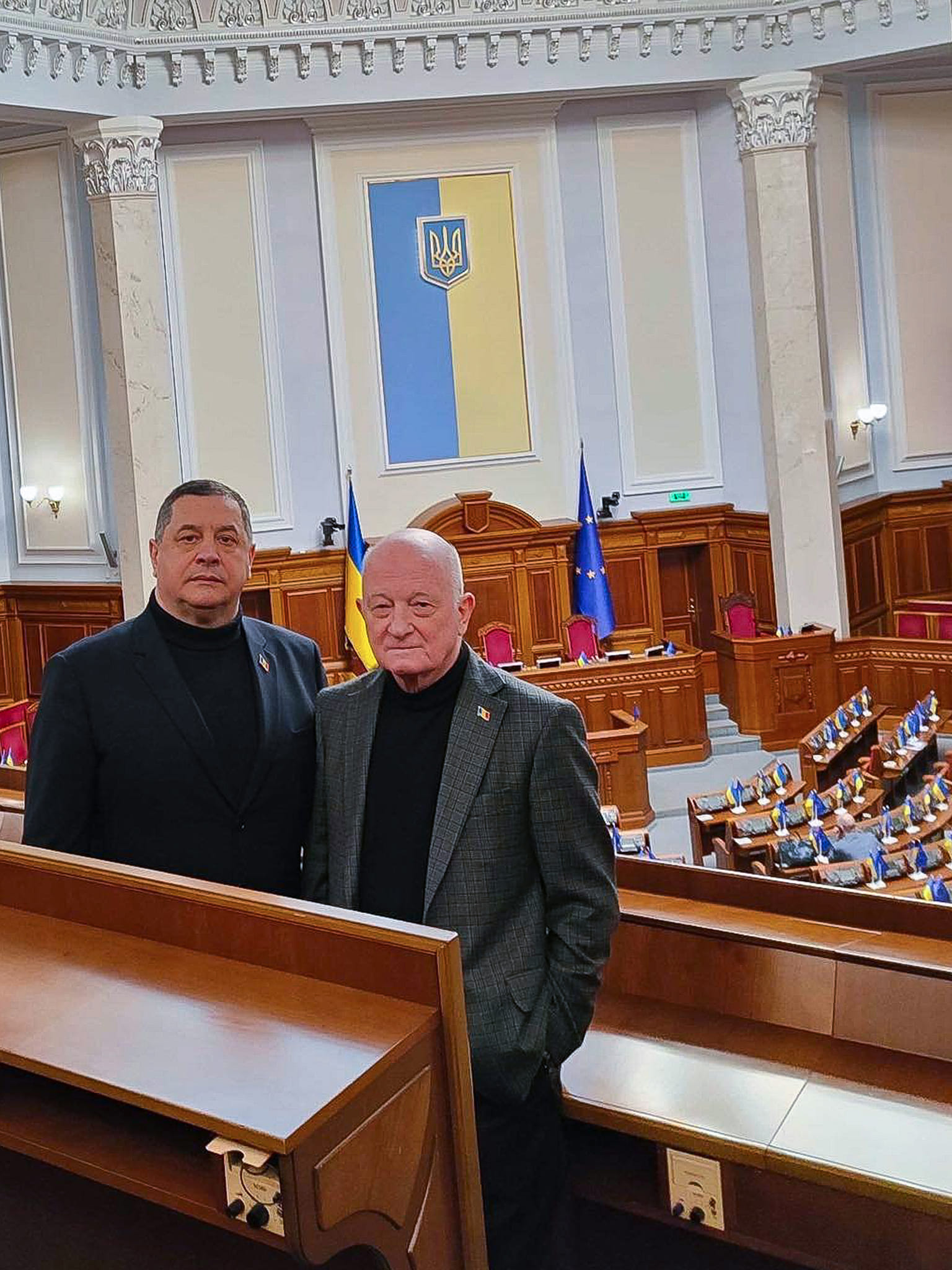 FOTO Deputați moldoveni, în capitala Ucrainei. Participă la evenimentele dedicate unui an de război