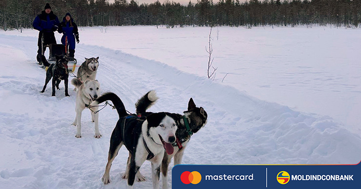 Câștigătorul promoției de la Moldindconbank și Mastercard a revenit din Laponia cu impresii de neuitat