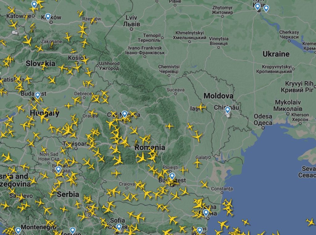 (FOTO) Spațiul aerian al Republicii Moldova este închis temporar din motive de securitate