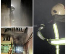 Incendiu într-un bloc locativ din capitală: 30 de persoane au fost evacuate