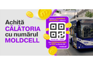 Moldcell contribuie la diversificarea și digitalizarea modalităților de plată în transportul public din Chișinău