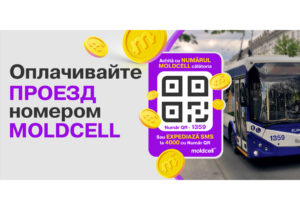 Moldcell способствует диверсификации и оцифровке способов оплаты в общественном транспорте Кишинева