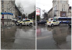 Подробности ДТП с участием машин полиции и скорой помощи в Кишиневе. Кто виноват?