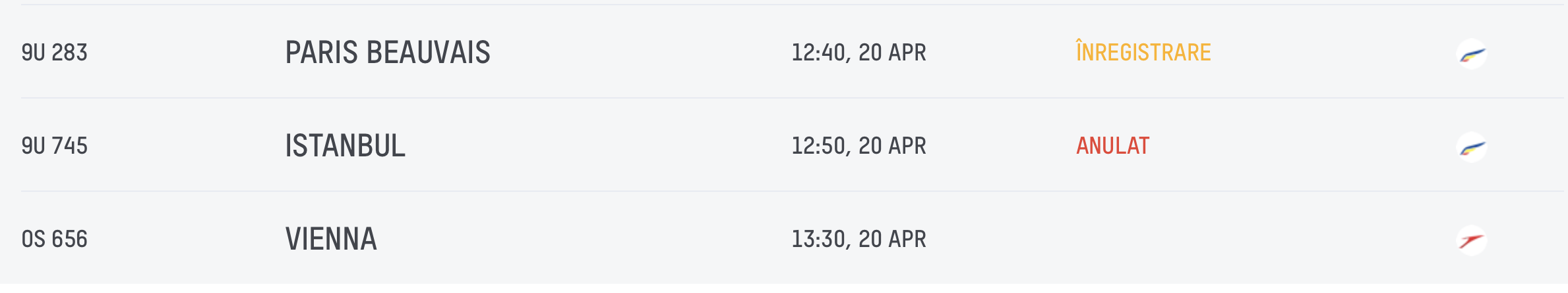 Air Moldova отменила еще четыре рейса. А FlyOne — два