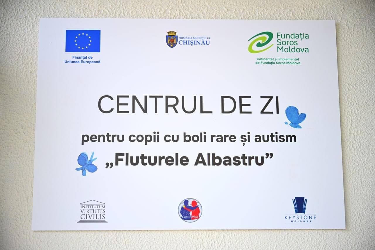 FOTO Un nou centru pentru copiii cu boli rare și autism și-a deschis ușile la Chișinău