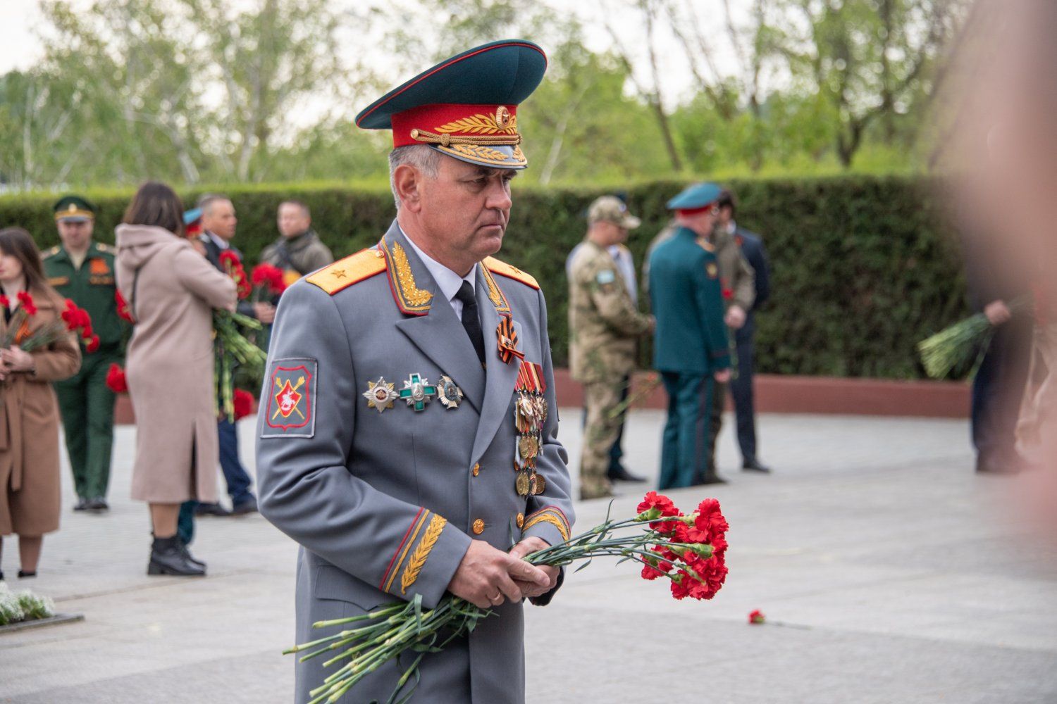 (FOTO) 9 mai, sărbătorit la Tiraspol. Krasnoselski: „Situația este tensionată și grea”