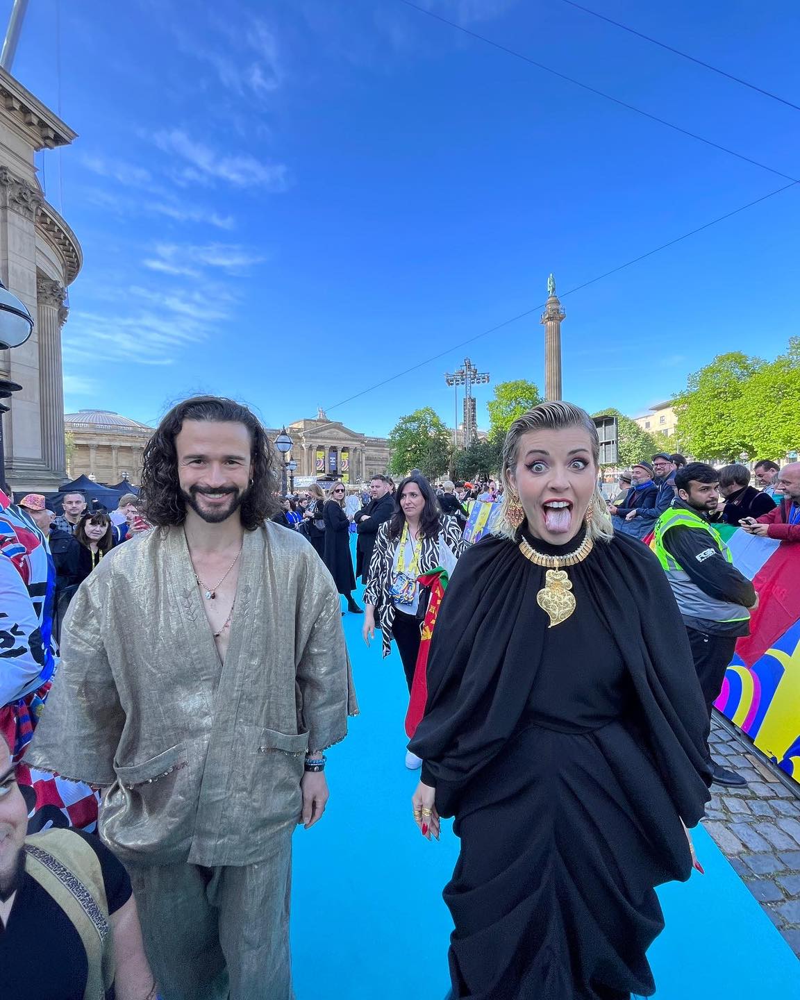 FOTO/VIDEO Deschiderea oficială Eurovision 2023. În ce ținută a defilat Pașa Parfeni pe celebrul covor turcoaz