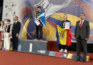 O nouă medalie pentru Moldova! Ecaterina Păduraru a cucerit bronzul la Europenele de taekwondo ITF