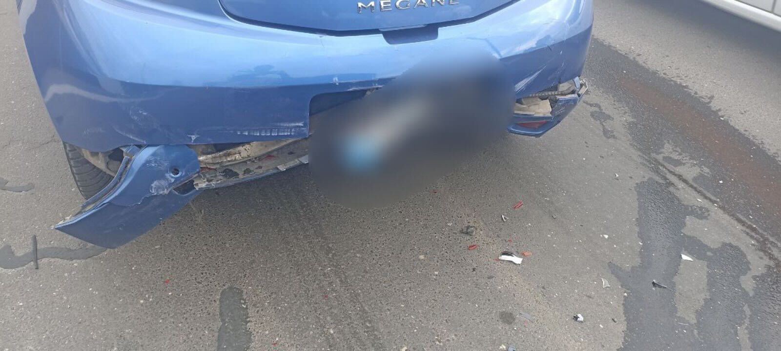 FOTO Accident în lanț, în Chișinău: patru automobile s-au ciocnit pe Viaduct