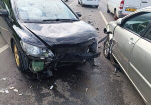 (ФОТО) Авария в Кишиневе. Столкнулись шесть автомобилей