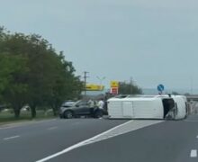 VIDEO Accident rutier cu implicarea a 3 automobile în raionul Telenești: 7 persoane au suferit leziuni corporale