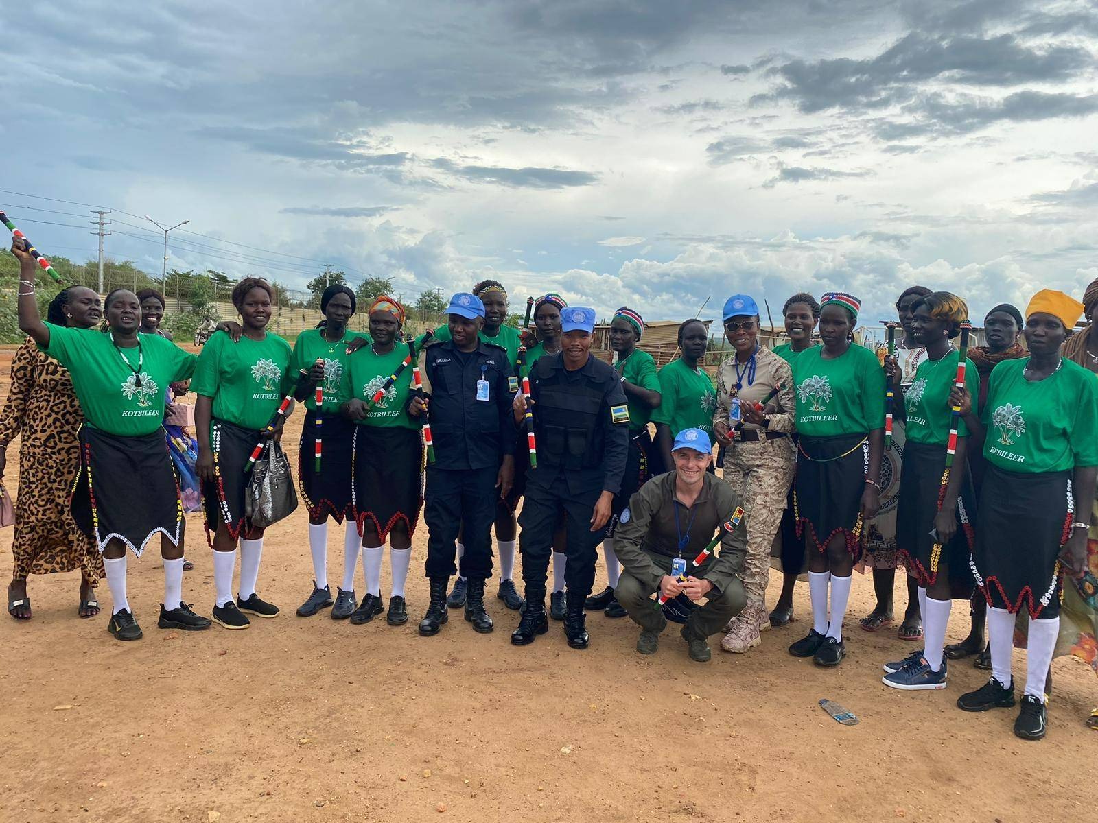 FOTO Serghei Gabatiuc, primul polițist din Moldova care contribuie la menținerea păcii în Sudan: „Sunt mândru”
