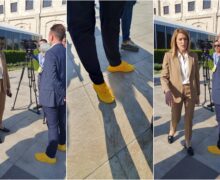 FOTO Povestea adidașilor galbeni de la summit: „Robertei Metsola i-au plăcut”