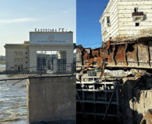 (ФОТО) Укргидроэнерго опубликовала фотографии Каховской ГЭС после ее разрушения