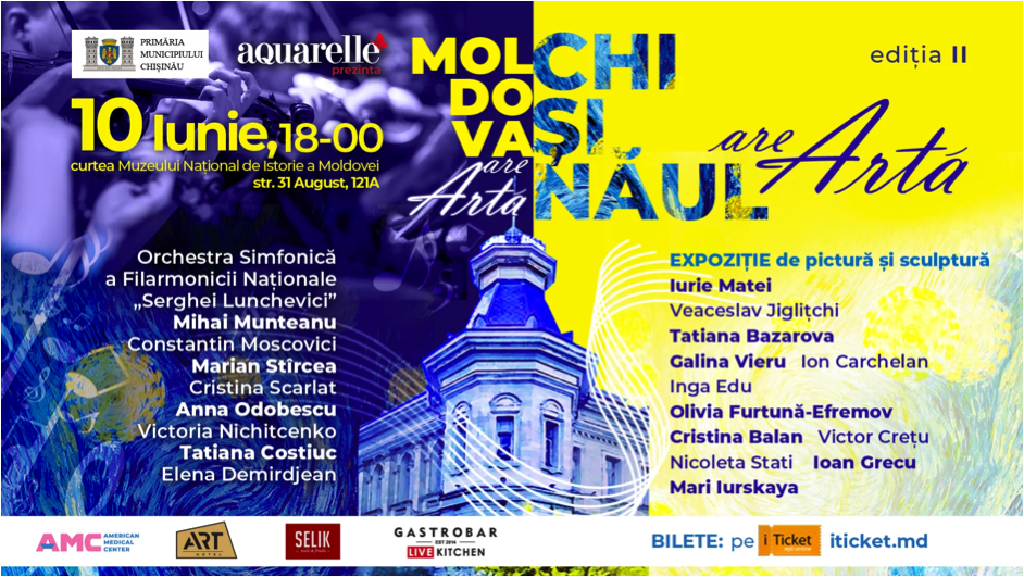Top evenimente la care poți merge în această săptămână în Chișinău (8-11 iunie)