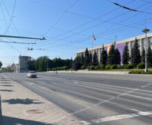 (ФОТО) На улицах Кишинева немноголюдно в день проведения евросаммита