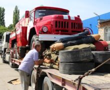 FOTO Inundații în Ucraina: O echipă de salvatori moldoveni a plecat la drum cu ajutoare în valoare de 4,2 mln lei