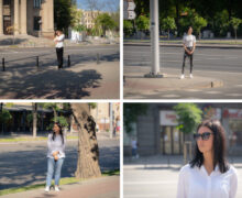МВД о девушках в гражданской одежде, стоящих вдоль дороги в центре Кишинева: «Обеспечивают безопасность евросаммита»