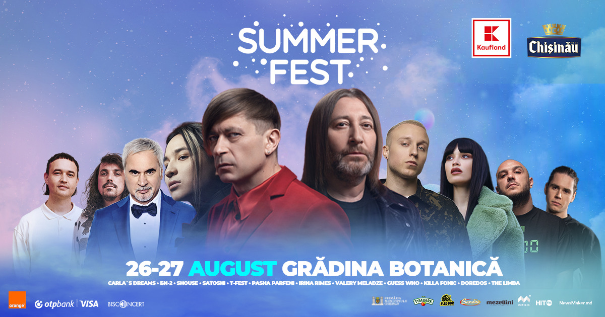 Cel mai important festival al verii Summer Fest. Grăbeștete să cumperi bilete la preț