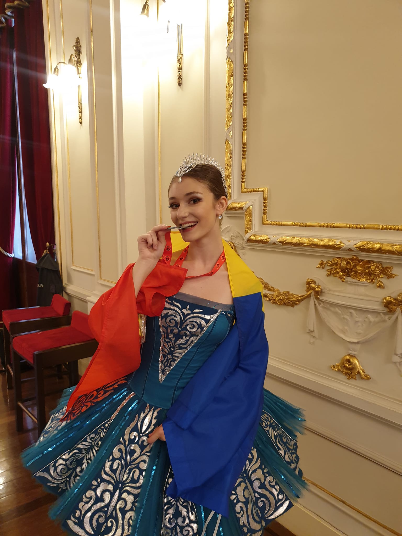 FOTO O balerină de 14 ani din Moldova a cucerit argintul la Dance World Cup 2023