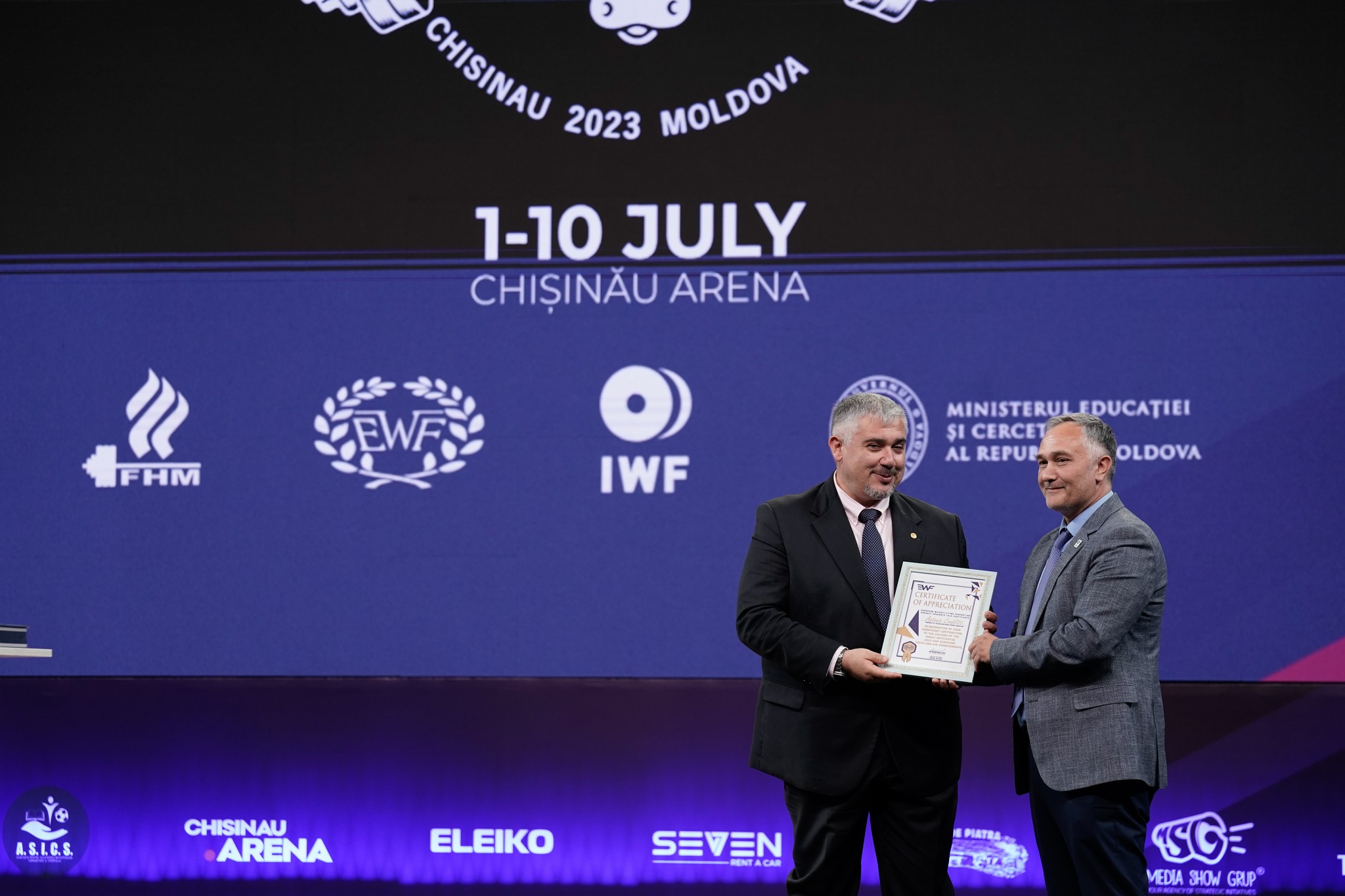 Campionatul European de Haltere, găzduit în premieră de Moldova: sportivii moldoveni au obținut 21 de medalii