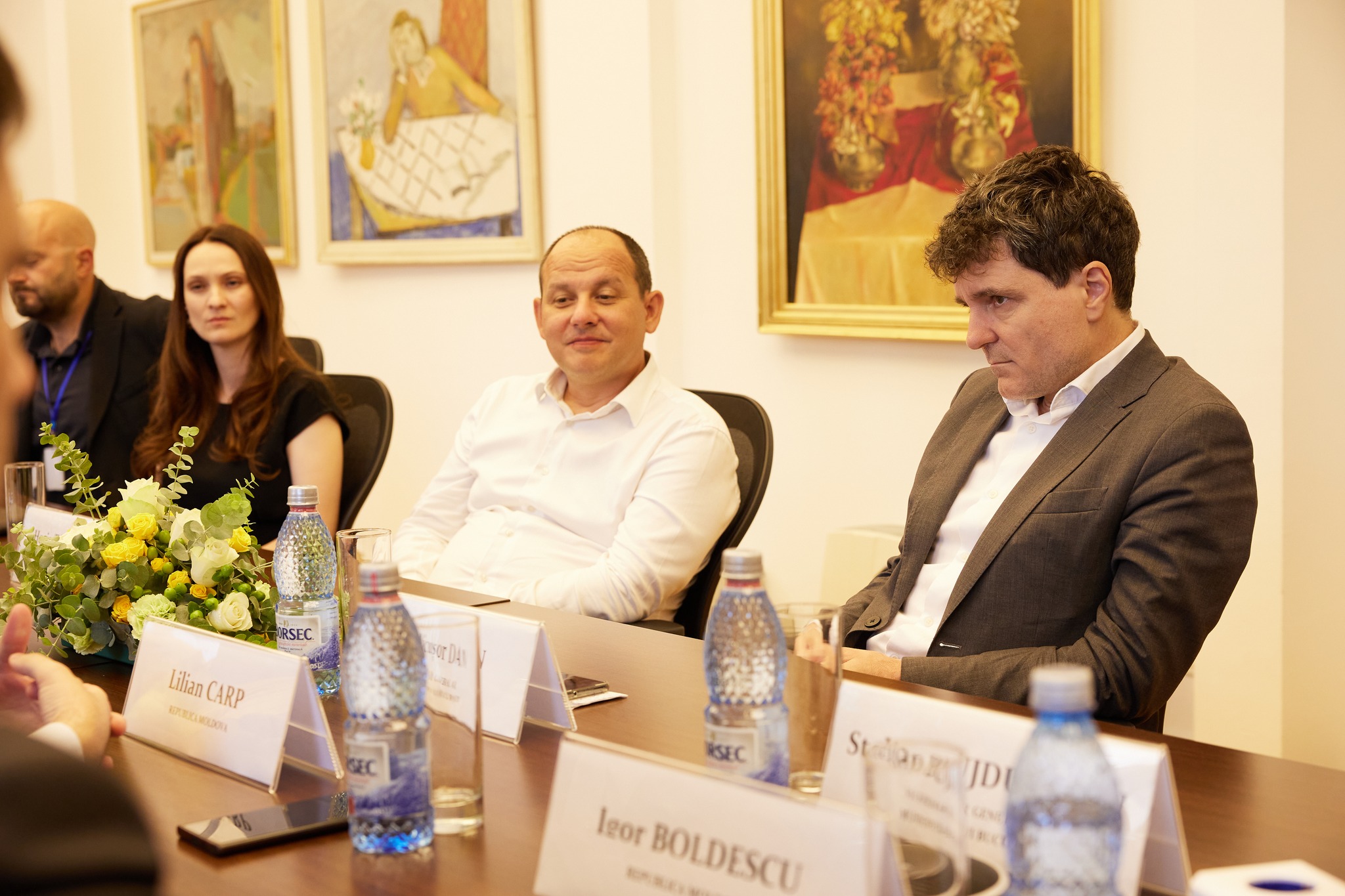 FOTO Lilian Carp efectuează o vizită oficială în România: a avut întrevederi cu primarii din București și Buzău