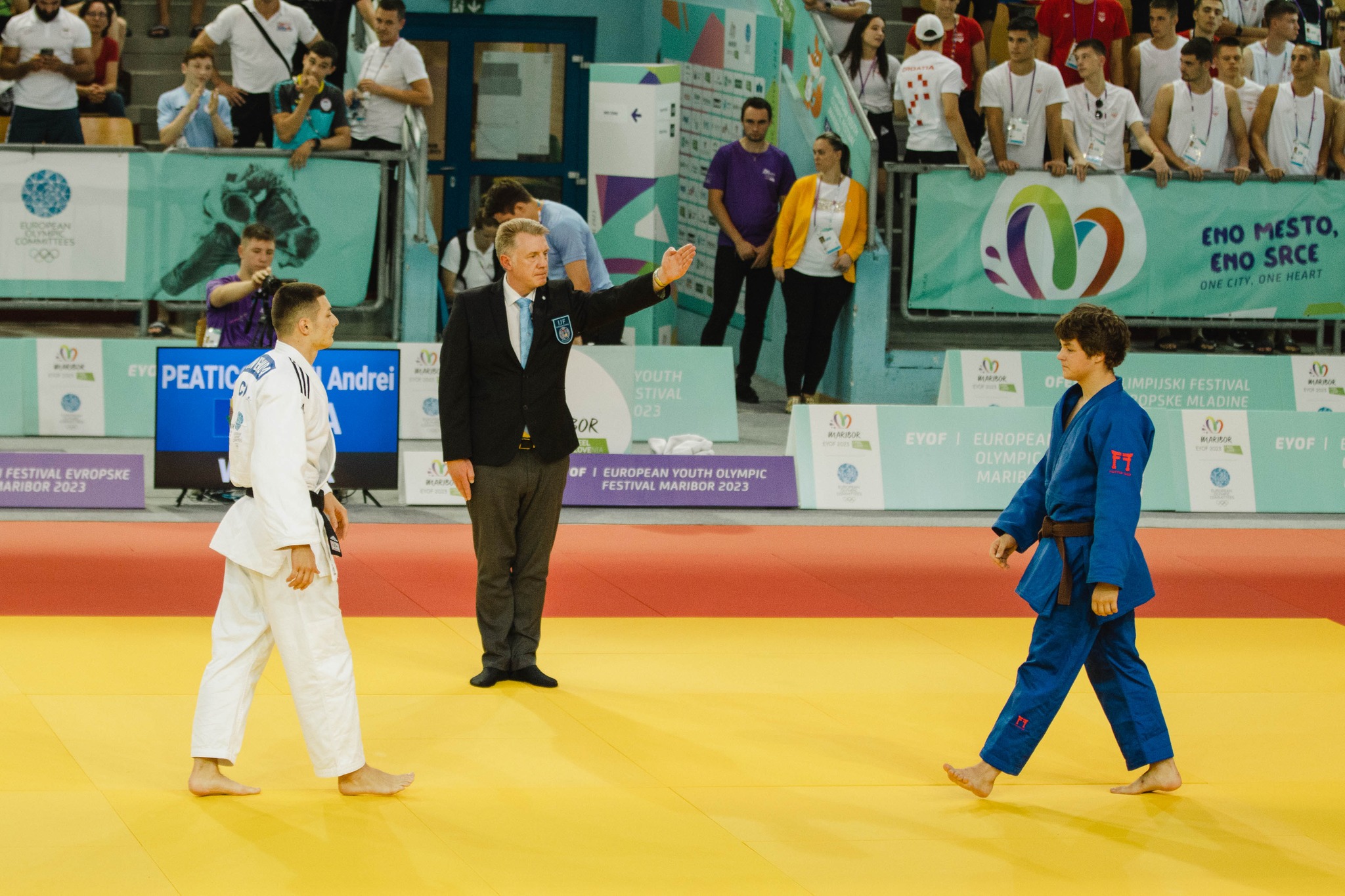 FOTO Bronz pentru Moldova, la o competiție în Slovenia: judocanul Andrei Peaticovschi a obținut 4 victorii