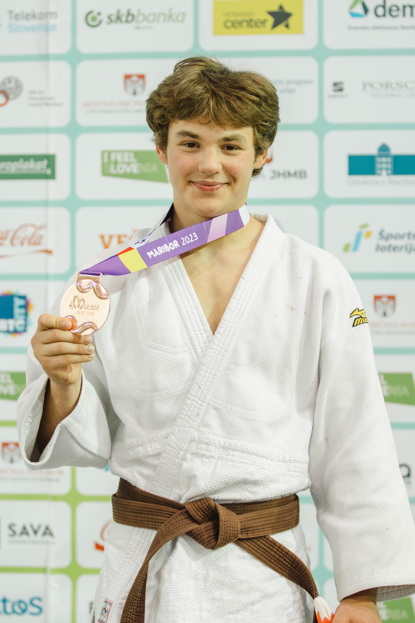 FOTO Bronz pentru Moldova, la o competiție în Slovenia: judocanul Andrei Peaticovschi a obținut 4 victorii
