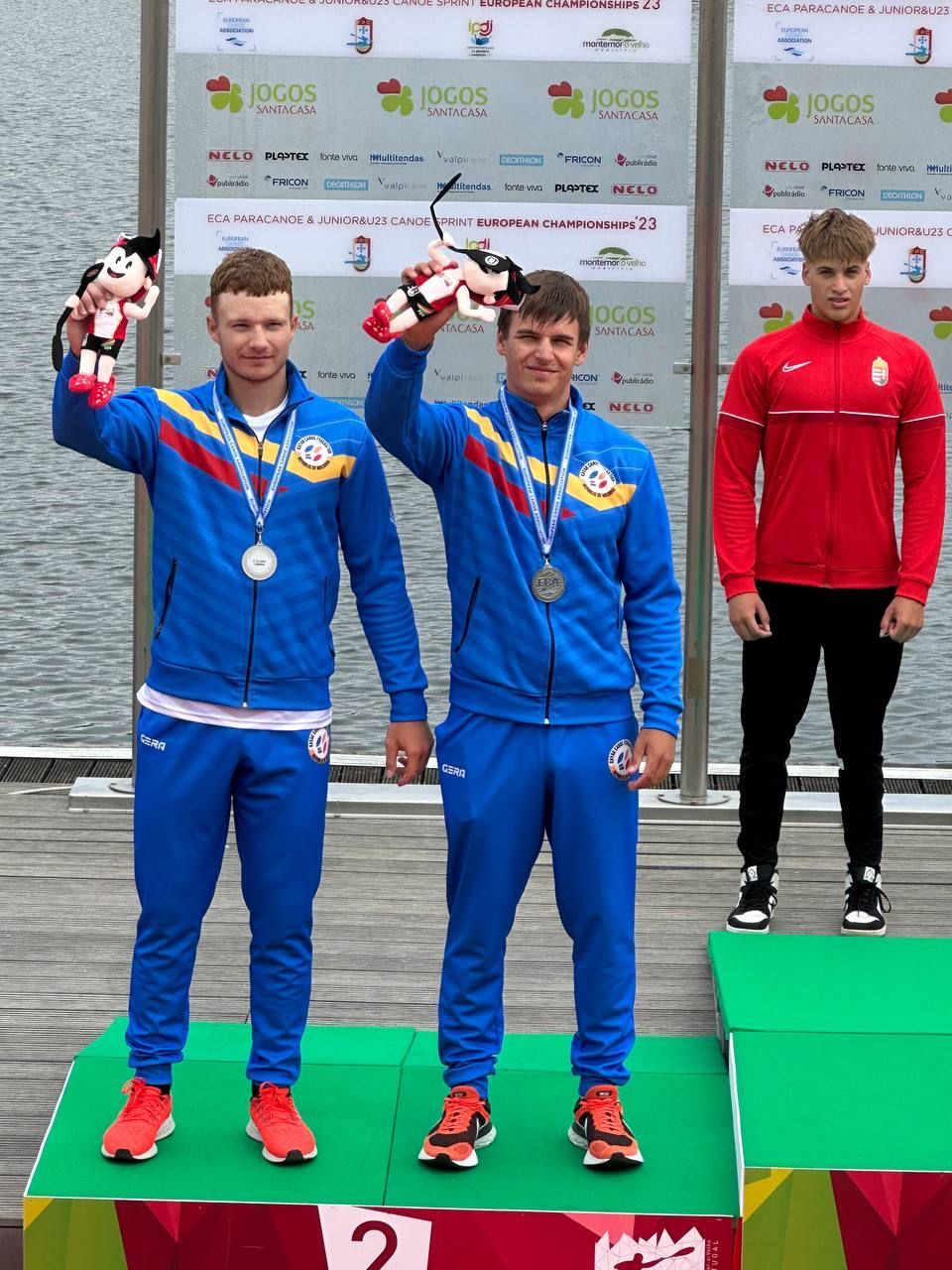 FOTO Victorie pentru Moldova: doi sportivi au obținut argintul la Campionatul European de Caiac-canoe Juniori 