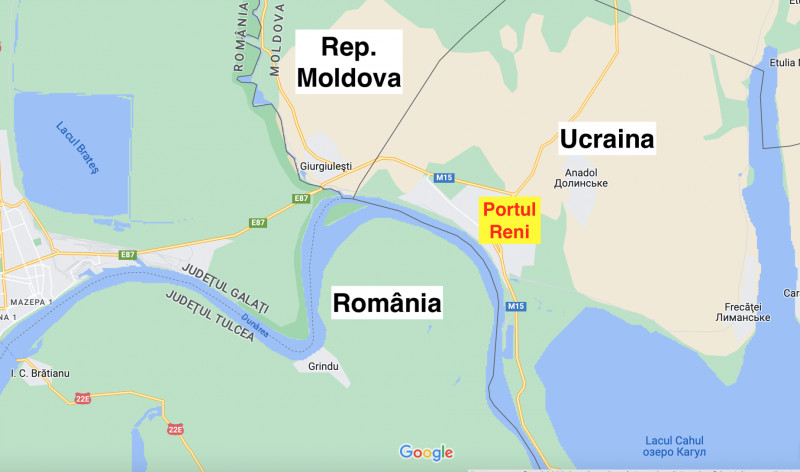 (ВИДЕО) Ночной удар по Одесской области. В порту Рени недалеко от румынско-украинской границы прогремел взрыв