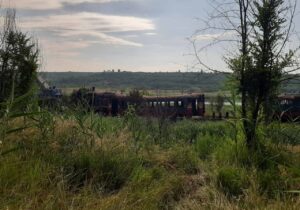 (ФОТО) В пассажирском поезде Кишинев-Унгены вспыхнул пожар