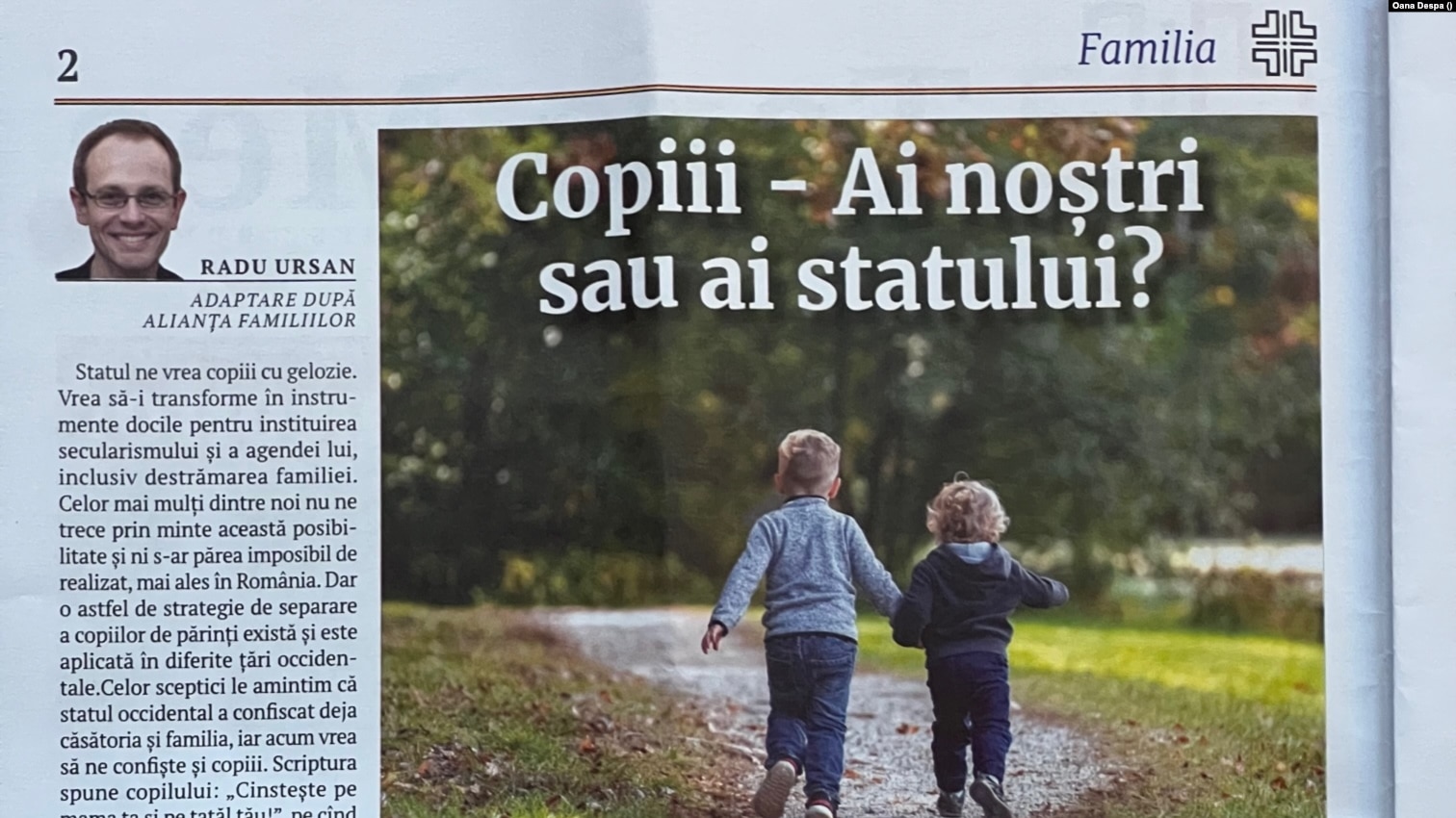 „Statul occidental a confiscat familia, acum vrea să ne confiște copiii”. Cum propaganda de la Kremlin se infiltrează în comunitățile românești