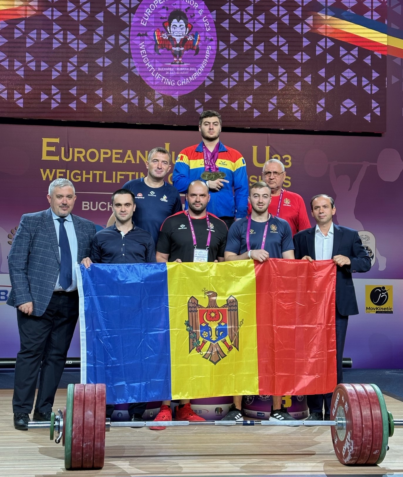 FOTO Moldoveanul Tudor Bratu a obținut aurul la Campionatul European de Haltere pentru Tineret 