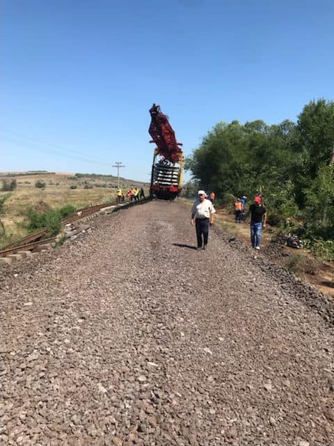 FOTO Accidentul feroviar din Găgăuzia: 50 de angajați ai CFM lucrează la înlăturarea consecințelor