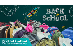 FinComBank поддерживает школьников перед новым учебным годом в рамках кампании «Donează un Ghiozdan Norocos»